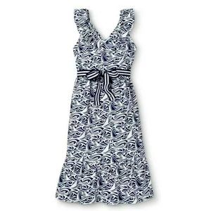 Vineyard Vines Target Navy/White M Rough Sea Dress